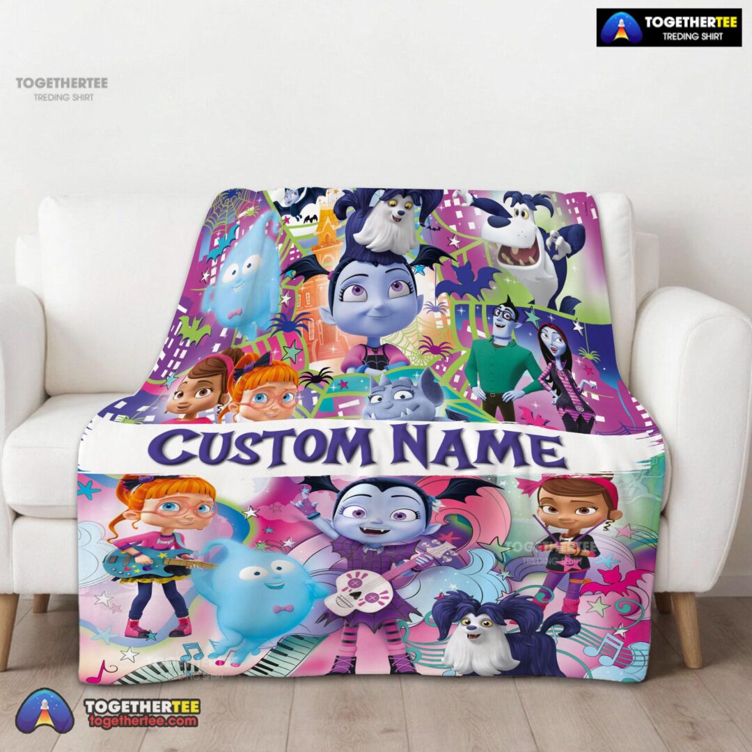 Official Vampirina & Friends Blanket Fleece Customized Blanket