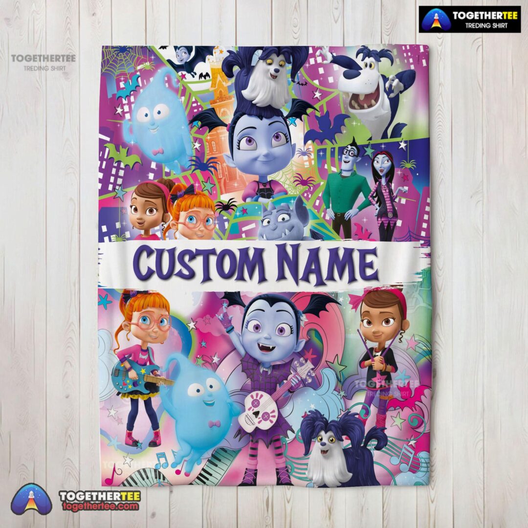 Official Vampirina & Friends Blanket Fleece Customized Blanket