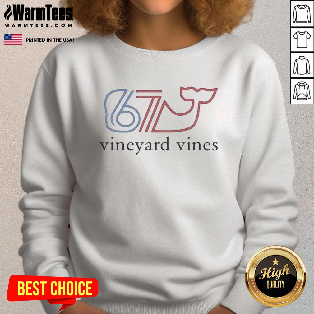 official-vineyard-vines-67-logo-sweatshirt Official Vineyard Vines 67 Logo Sweatshirt in navy blue with iconic logo, perfect for casual wear.
