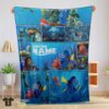 Original Disney Pixar Cartoon Finding Nemo With Dory Velveteen Cute Blanket Fleece Customized Blanket
