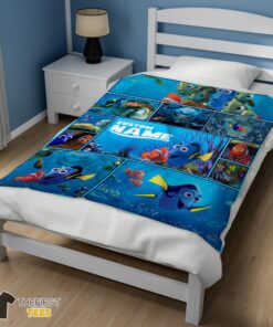 Original Disney Pixar Cartoon Finding Nemo With Dory Velveteen Cute Blanket Fleece Customized Blanket - Image 3