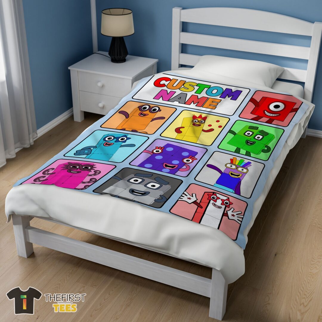 original-cartoon-numberblocks-characters-blanket-fleece-customized-blanket-mk-02 Original Cartoon Numberblocks Characters Blanket Fleece Customized Blanket - Image 3