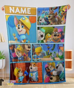 Original Cartoon PAW Patrol Baby Animals Blanket Fleece Customized Blanket