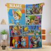 Original Cartoon PAW Patrol Baby Animals Blanket Fleece Customized Blanket