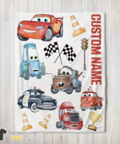 Original Cartoon Pixar Cars Cute Character Blanket Fleece Customized Blanket
