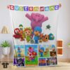 Original Cartoon Pocoyo Lovely Birthday Party Cute Blanket Fleece Customized Blanket
