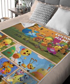 Original Cartoon Rolie Polie Olie Blanket Fleece Customized Blanket - Image 4