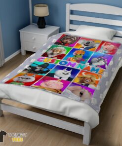 Original Cartoon Sing Character Blanket Fleece Customized Blanket - Image 3