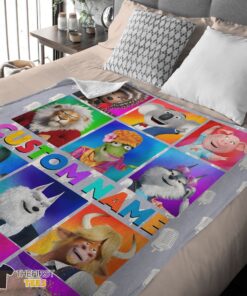 Original Cartoon Sing Character Blanket Fleece Customized Blanket - Image 4