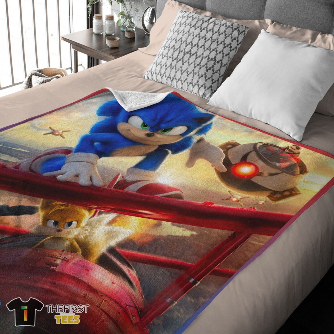 original-cartoon-sonic-with-friends-blanket-fleece-customized-blanket-mk-03 Original Cartoon Sonic With Friends Blanket Fleece Customized Blanket - Image 4