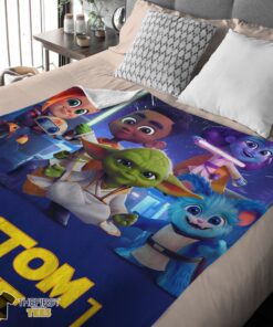 Original Cartoon Star Wars Young Jedi Adventures Blanket Fleece Customized Blanket - Image 3