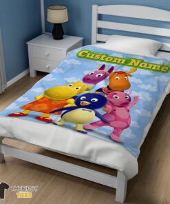 Original Cartoon The Backyardigans With Friends Blanket Fleece Customized Blanket - Image 3