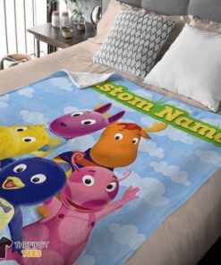 Original Cartoon The Backyardigans With Friends Blanket Fleece Customized Blanket - Image 4