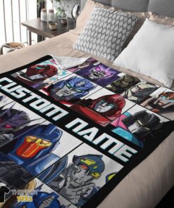 Original Cartoon Transformers Characters Blanket Fleece Customized Blanket - Image 3
