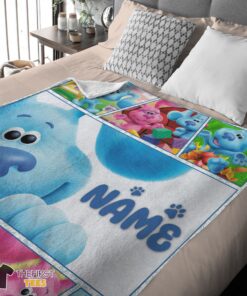 Original Cartoon TV Show Blue’s Clues Blanket Fleece Customized Blanket - Image 4