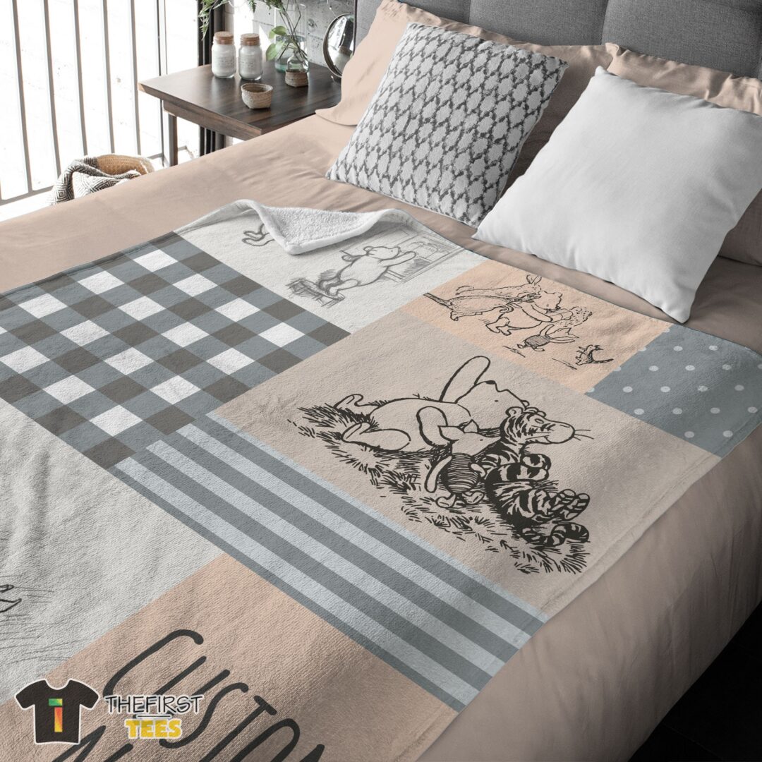 original-classic-winnie-the-pooh-friends-sketch-blanket-fleece-customized-blanket-mk-03 Original Classic Winnie The Pooh & Friends Sketch Blanket Fleece Customized Blanket - Image 4