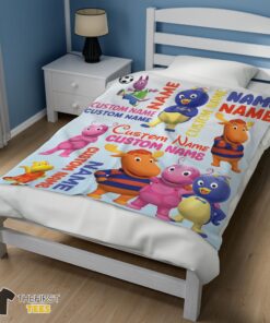 Original Cute Backyardigans Characters Blanket Fleece Customized Blanket - Image 3