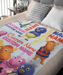 Original Cute Backyardigans Characters Blanket Fleece Customized Blanket - Image 4