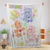 Original Cute Care Bears Friends Blanket Fleece Customized Blanket