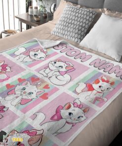 Original Cute Disney Cartoon The Aristocats Marie Blanket Fleece Customized Blanket - Image 4