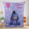Original Cute Hot Disney Cartoon Winnie The Pooh Eyore Cute Blanket Fleece Customized Blanket