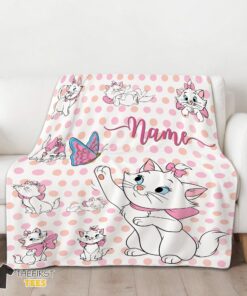 Original Cute Marie Cat Blanket Fleece Customized Blanket - Image 3