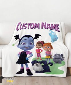 Original Cute Vampirina & Friends Blanket Fleece Customized Blanket - Image 3