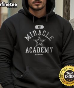 Original Dallas Cowboys NFL Miracle Academy Nahmias Hoodie featuring team colors and logo, perfect for fans and collectors.