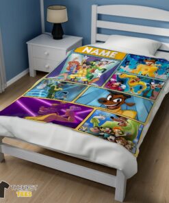 Original Disney A Goofy Movie Max Goof & Powerline Blanket Fleece Customized Blanket - Image 3