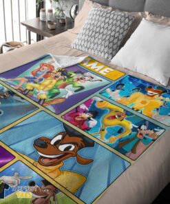 Original Disney A Goofy Movie Max Goof & Powerline Blanket Fleece Customized Blanket - Image 4