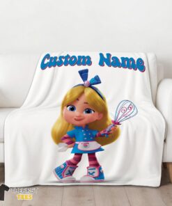 Original Disney Alice's Wonderland Bakery Blanket Fleece Customized Blanket - Image 3