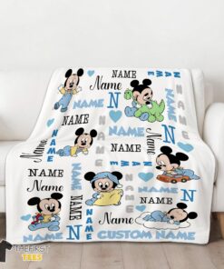 Original Disney Baby Mickey's Dreamland Blanket Fleece Customized Blanket - Image 3
