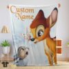 Original Disney Bambi And Thumper Blanket Fleece Customized Blanket