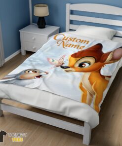 Original Disney Bambi And Thumper Blanket Fleece Customized Blanket - Image 3