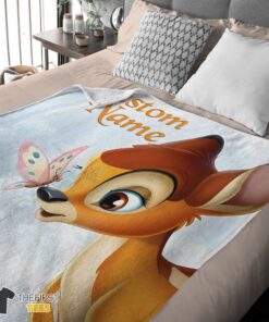 Original Disney Bambi And Thumper Blanket Fleece Customized Blanket - Image 4