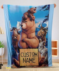 Original Disney Brother Bear Poster Blanket Fleece Customized Blanket