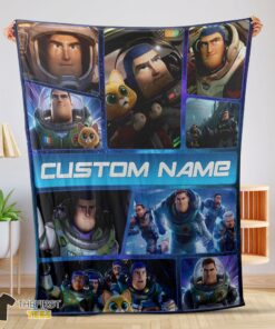 Original Disney Buzz Lightyear Collage Fleece Customized Blanket
