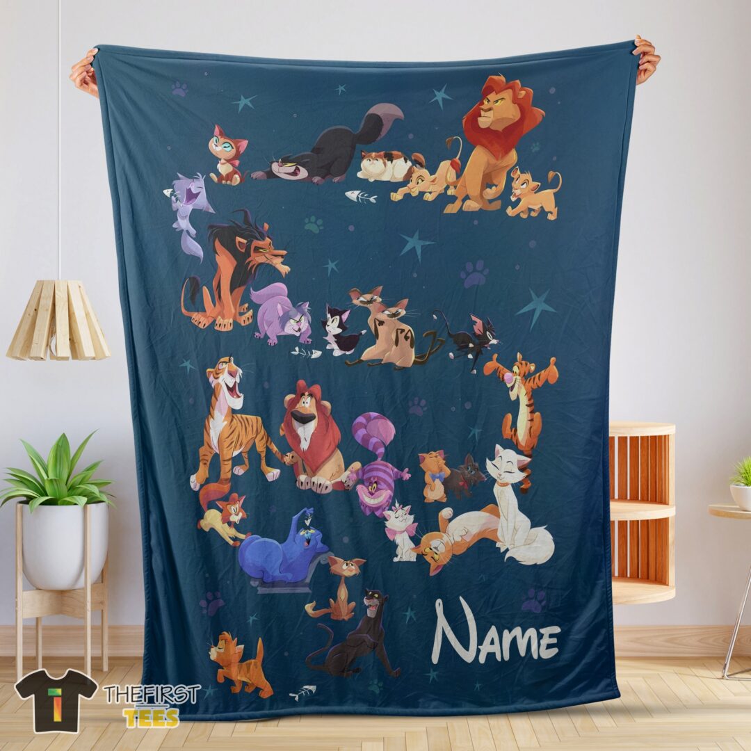original-disney-cartoon-all-cats-character-blanket-fleece-customized-blanket-mk-01 Original Disney Cartoon All Cats Character Blanket Fleece Customized Blanket