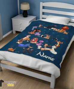 Original Disney Cartoon All Cats Character Blanket Fleece Customized Blanket - Image 3