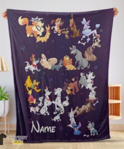 Original Disney Cartoon All Disney Dog Blanket Fleece Customized Blanket