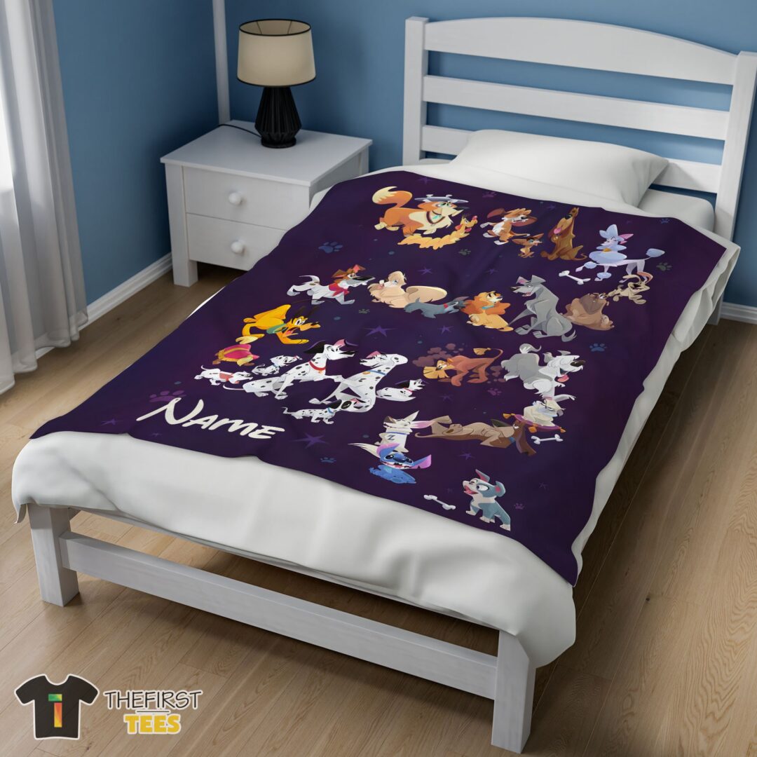 original-disney-cartoon-all-disney-dog-blanket-fleece-customized-blanket-mk-02 Original Disney Cartoon All Disney Dog Blanket Fleece Customized Blanket - Image 3