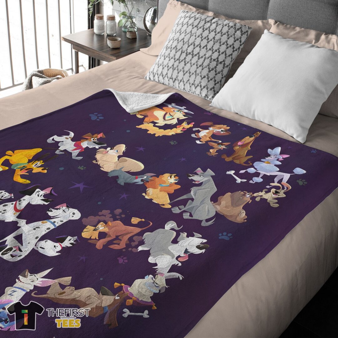 original-disney-cartoon-all-disney-dog-blanket-fleece-customized-blanket-mk-03 Original Disney Cartoon All Disney Dog Blanket Fleece Customized Blanket - Image 4
