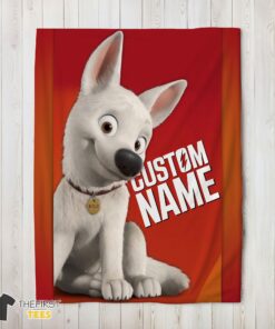 Original Disney Cartoon Bolt Blanket Fleece Customized Blanket