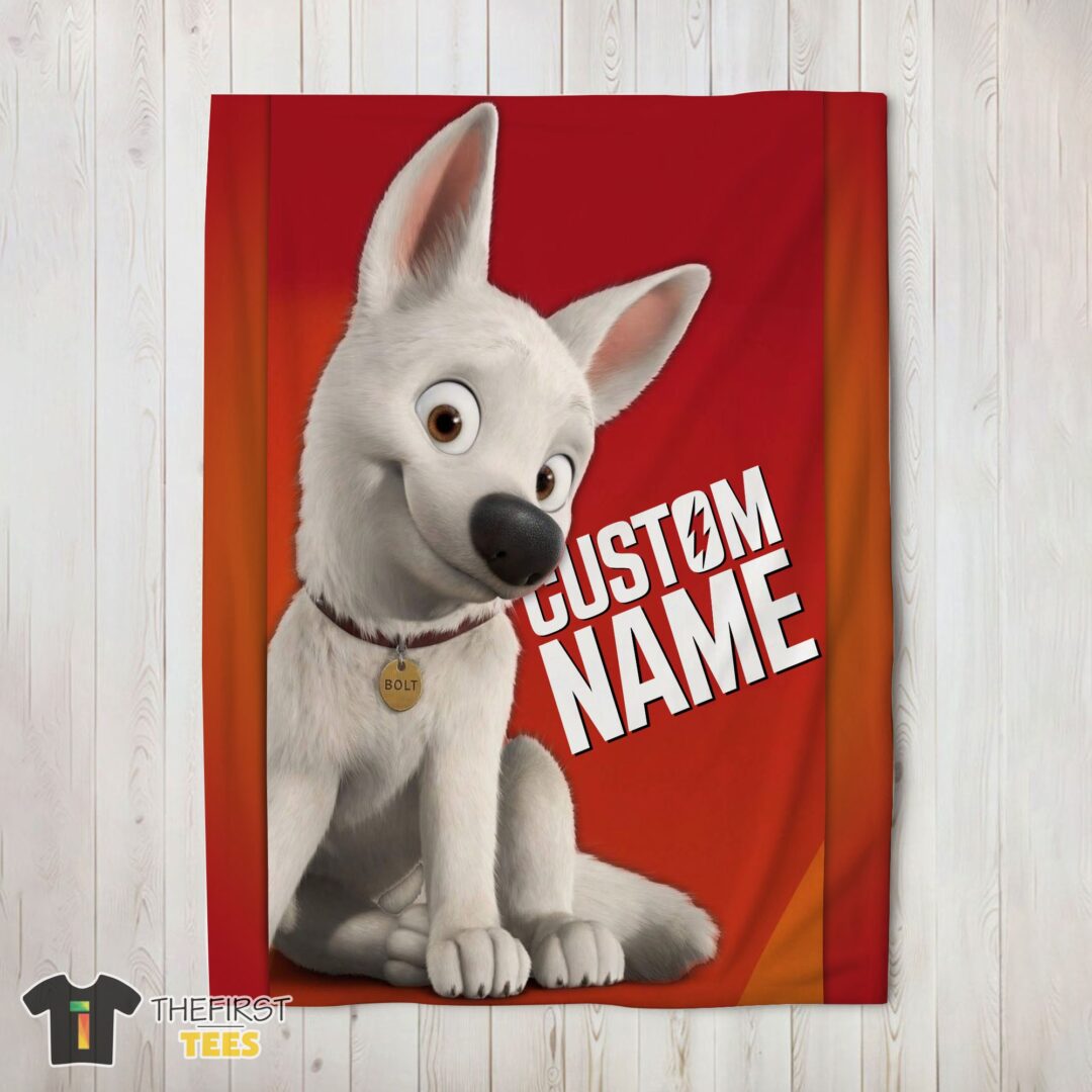 original-disney-cartoon-bolt-blanket-fleece-customized-blanket-mk-02 Original Disney Cartoon Bolt Blanket Fleece Customized Blanket