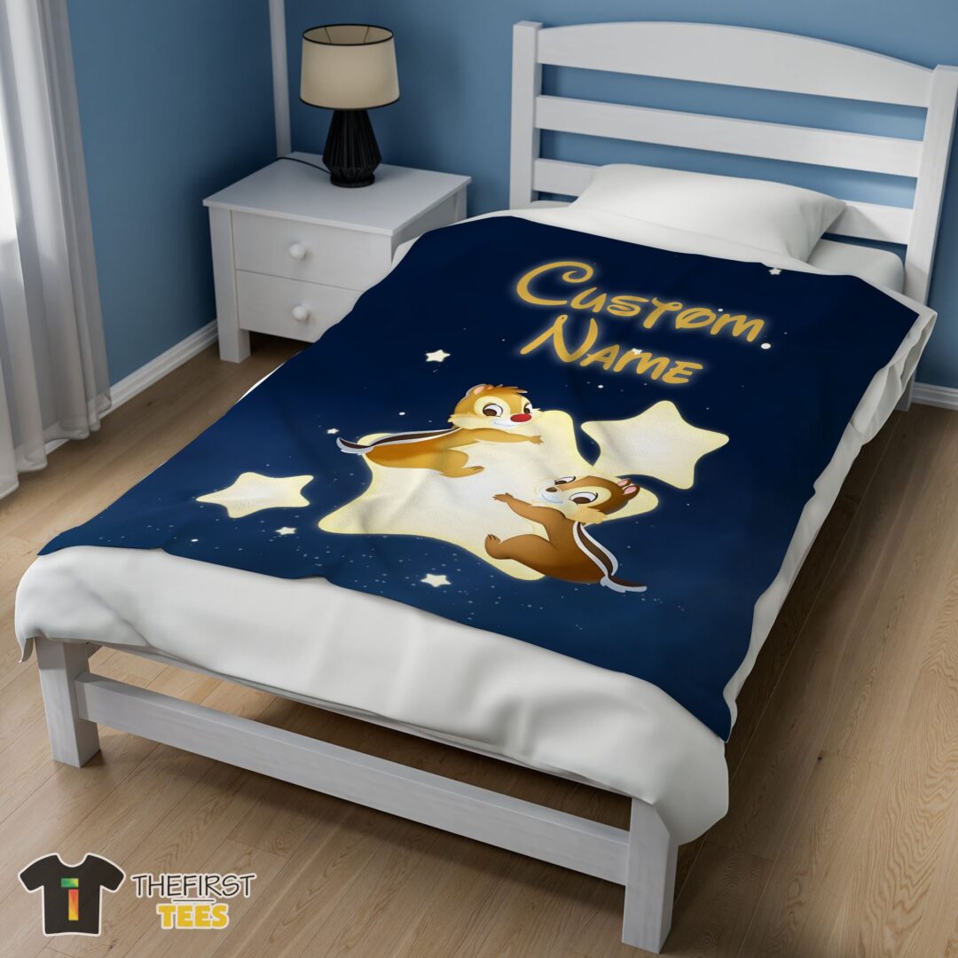 original-disney-cartoon-chip-and-dale-cute-blanket-fleece-customized-blanket-mk-02 Original Disney Cartoon Chip And Dale Cute Blanket Fleece Customized Blanket - Image 3