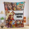 Original Disney Cartoon Chip And Dale Family Cute Blanket Fleece Customized Blanket