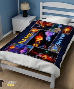 Original Disney Cartoon Elemental Blanket Fleece Customized Blanket - Image 3