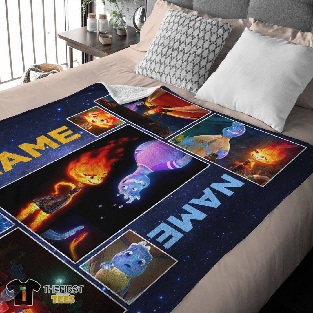 original-disney-cartoon-elemental-blanket-fleece-customized-blanket-mk-03 Original Disney Cartoon Elemental Blanket Fleece Customized Blanket - Image 4