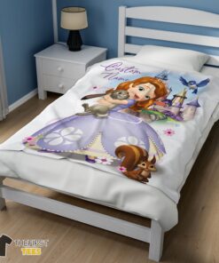 Original Disney Cartoon Sofia The First Sofia Princess Blanket Fleece Customized Blanket - Image 3
