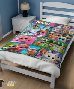 Original Disney Cartoon SuperKitties With Friends Blanket Fleece Customized Blanket - Image 3